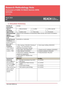 REACH Somalia Hard to Reach Methodology Note, March 2023
