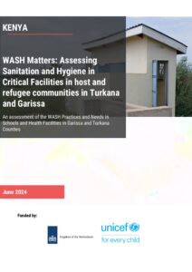 REACH Kenya WASH report in Garissa and Turkana (June 2024)