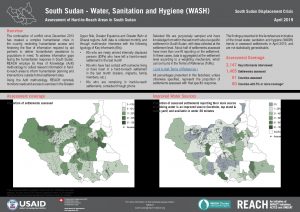 REACH_SSD_Factsheet_Assessment of Hard-to-Reach Areas WASH_April 2019