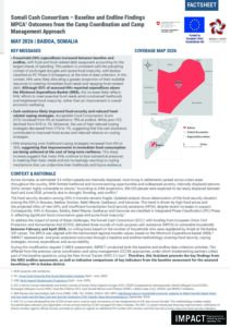 IMPACT SOM Factsheet-Camp Coordination & Camp Management-Baseline & Endline-May 2026