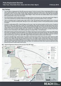 NGA_Situation Overview_Pulka Displacement_February 2018