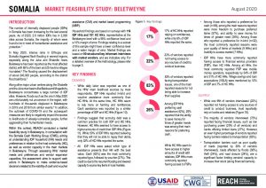 Beletweyne Market Feasibility Situation Overview, August 2020