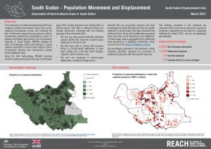 Population Movement Factsheet, Assessment of Hard to Reach Areas, South Sudan, March 2021