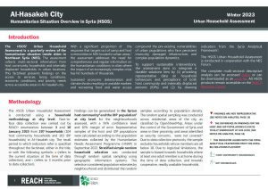 Urban Humanitarian Situation Overview in Hasakeh city - Winter 2023
