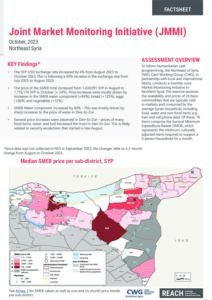 REACH_SYR Northeast Factsheet JMMI October 2023