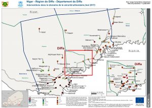 NER_Map_Diffa - Département de Diffa - Interventions en Sécurité Alimentaire, mai 2017