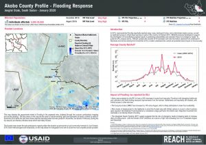 Flooding Response: County Profiles, South Sudan - January 2020