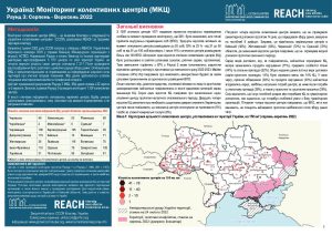 REACH IDP Collective Site Monitoring, Factsheet, Round 3, August-September, UKR