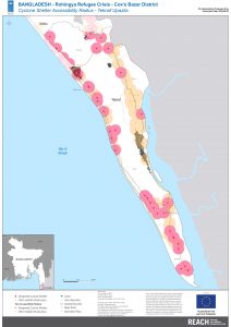 REACH_BGD_Map_CoxsBazar_CycloneSheltersAccessibility_Teknaf_25AUG2018_A1