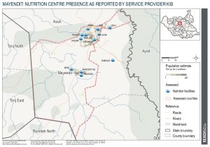 REACH SSD Nutrition Sites, Mayendit County