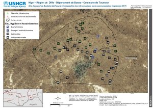 NER_Map_Infrastructures du site d'accueil de Boulahardé-Kaouré_Novembre 2017