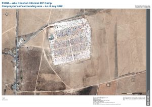 Abu Khashab Camp Layout and Surrounding Area Map A0 – August 2020