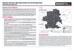 SYR_Situation Overview_Idleb Governorate and Surrounding Areas_Needs Assessment_May 2018