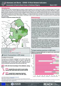 Hard to Reach Assessment in Northeast Nigeria, COVID-19 Factsheet, March 2021