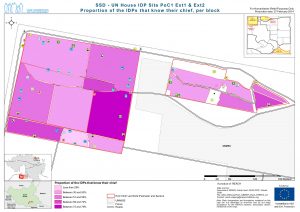 SSD - UN House IDP Site PoC1 Ext1 & Ext2 Proportion of the IDPs that know their chief, per block