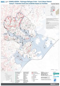 Bangladesh - Cox's Bazar - Camp 9 Potential Flood and Landslide Risk to Facilities