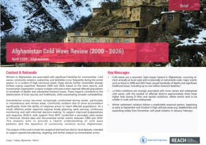 Afghanistan Cold Wave Review Brief (2000 - 2026)