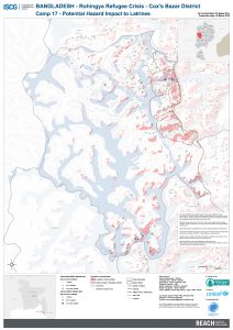Bangladesh - Cox's Bazar - Camp 17 Potential Flood and Landslide Risk to Latrines