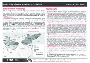 Humanitarian Situation Overview in Northeast Syria – April 2021
