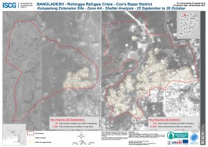 Bangladesh - Cox's Bazar - Kutupalong Extension Site - Zone AA Shelter Analysis Comparison - 25 September & 26 October 2017