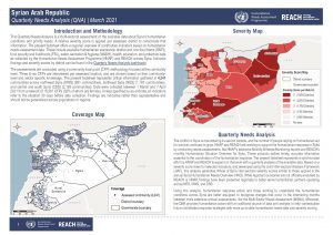 Syrian Arab Repulic Quarterly Needs Analysis (QNA) situation overview - March 2021