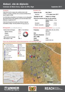 NER_Factsheet_Profil Site de Déplacés de Abdouri_Septembre 2017