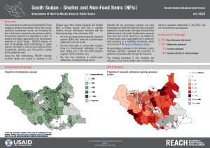 REACH SSD Factsheet Assessment of Hard to Reach Areas Shelter July 2020