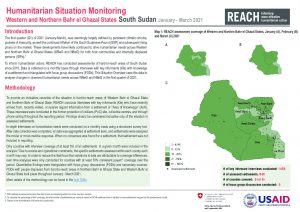 Humanitarian Situation Monitoring Quarterly Overview, Western and Northern Bahr el Ghazal – Q1 2021