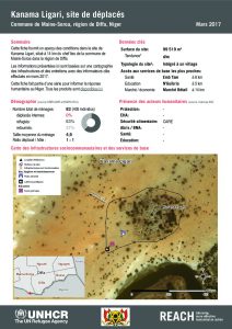 NER_HCR_Factsheet_Profil Site de Déplacés_Commune de Maine-Soroa_Kanama Ligari_Mars 2017