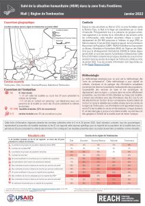 REACH Mali Suivi de la situation humanitaire dans la zone frontalière, Région de Tombouctou, Fiche d’information (5-28 janvier 2022)