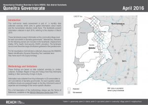 SYR_Sub-district factsheets_Quneitra governorate_April 2016