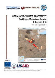 Tri Cluster assessment Daynile X-Control - K13_18-26August 2013