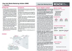 Libya Joint Market Monitoring Initiative Situation Overview - April 2021