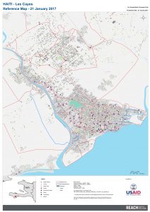 HAITI - Les Cayes Reference Map