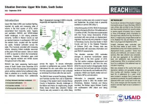 SSD_Situation Overview_Upper Nile_July-September 2018