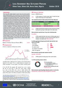 NGA_Factsheet_LGA Settlement Profiling_Dikwa_Oct 2018