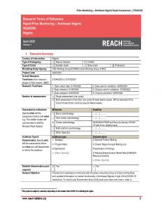 NGA COVID19 Rapid Price Monitoring ToR Apr 2020