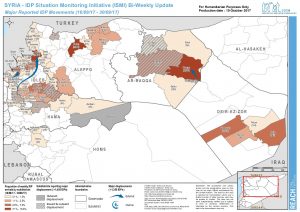 SYR_Map_CCCM_ISMI_Biweekly Displacement Summary 16 - 30 September