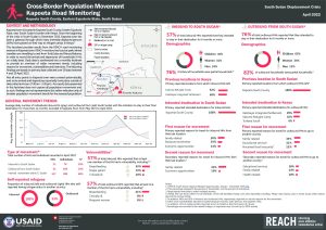 REACH_SSD_Factsheet_Kapoeta Road Monitoring_April 2022