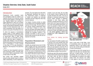 SSD_Situation Overview_Unity State_October 2016