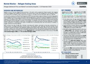 Uganda COVID-19 Market Monitoring Snapshot (1-30 November 2020)