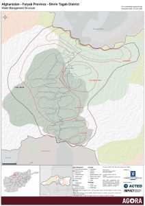 Shirin Tagab District Water User Group Map December 2019