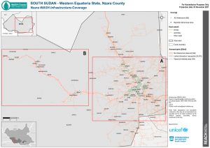 REACH SSD WASH Infrastructure Coverage Map, Nzara