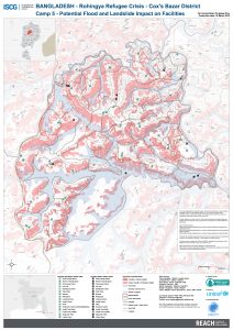 Bangladesh - Cox's Bazar - Camp 5 Potential Flood and Landslide Risk to Facilities