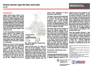SSD_Situation Overview_Upper Nile_June 2017