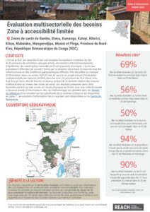 REACH - RDC - Factsheet MSNA - Zones inaccessibles - Province du Nord-Kivu