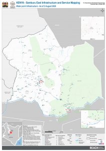 REACH KEN MAP SamburuEast Infrastructure and service mapping water August2020 A1