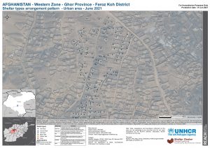 REACH AFG Map Feroz Koh District Plot Arrangement Of Shelter Types 01Jun2021 A3