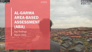 REACH Iraq – Al-Garma Area-Based Assessment - Key Findings Presentation (March 2022)