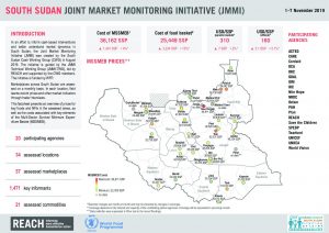 South Sudan – Joint Market Monitoring Initiative (JMMI) – November 2019 – Factsheet